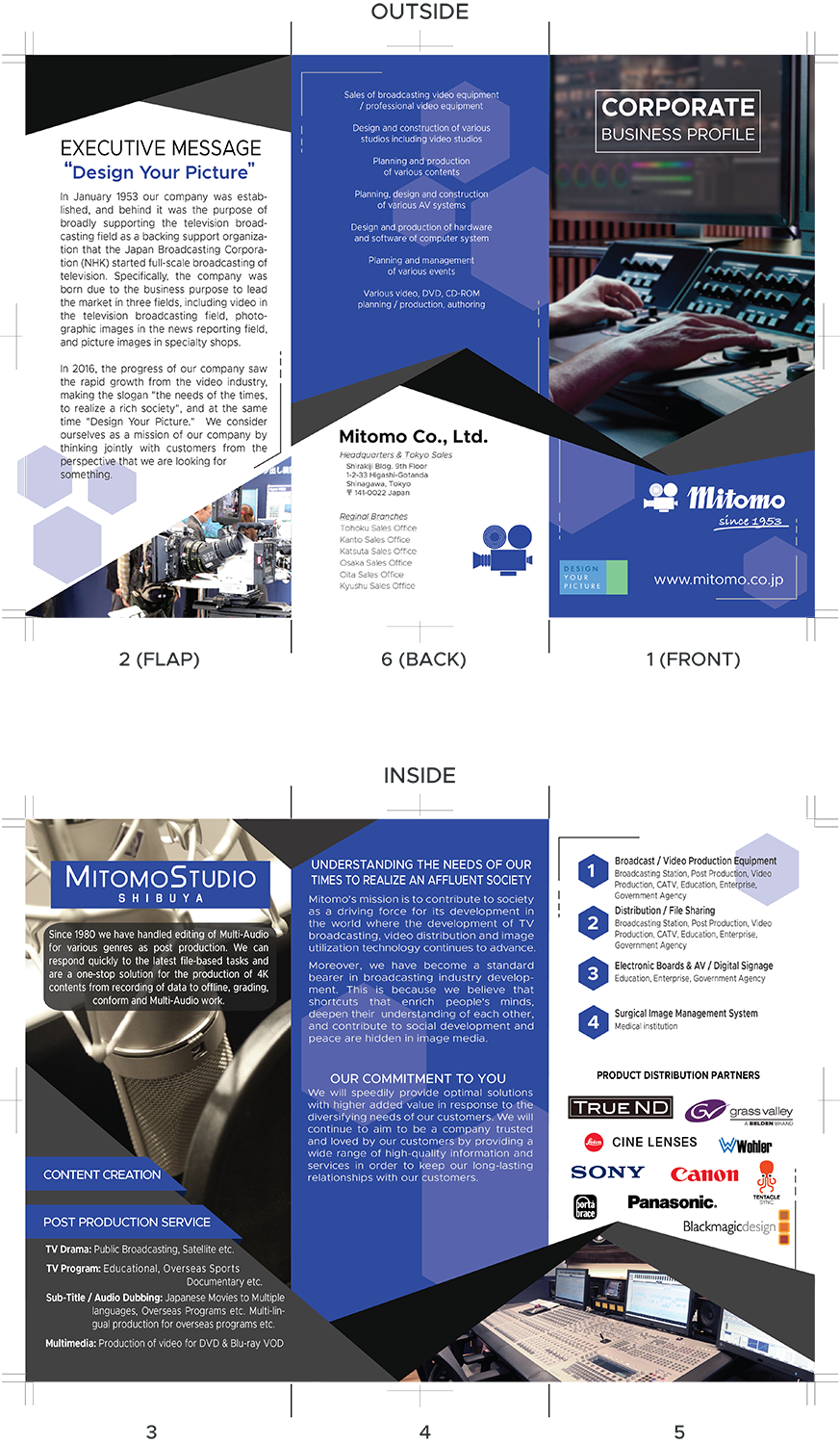 Mitomo Tri-Fold Brochure-Print